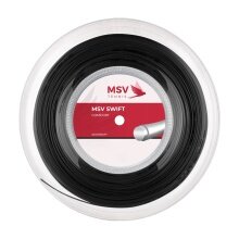 MSV Tennissaite Swift (Kontrolle+Spannungskonstanz) schwarz 200m Rolle