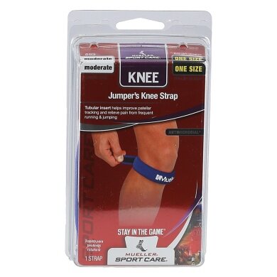 Mueller Kniegurt/Jumper's Knee Strap blau