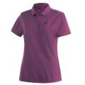 Maier Sports Wander-/Freizeit Polo Ulrike (100% Polyester) violett Damen