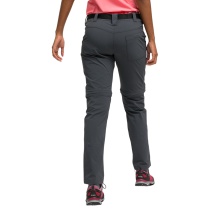 Maier Sports Wanderhose Inara Slim Zipp-Off (lange Hose und Bermudas in einem) lang graphitegrau Damen