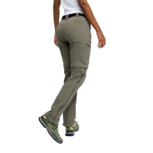 Maier Sports Wanderhose Nata T-Zipp-Off (lange Hose und Bermudas in einem) lang braun Damen