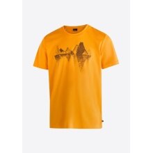 Maier Sports Wander-/Freizeit Tshirt Tilia Pique (Polyester, schnelltrocknend) orange Herren