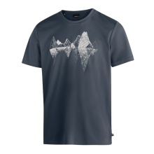 Maier Sports Wander-/Freizeit Tshirt Tilia Pique (Polyester, schnelltrocknend) graphitegrau Herren