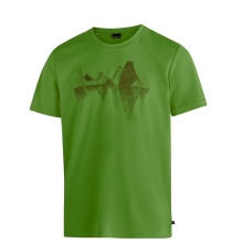 Maier Sports Wander-/Freizeit Tshirt Tilia Pique (Polyester, schnelltrocknend) grün Herren