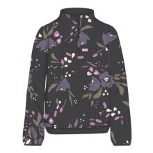 Maloja Fleecepullover MeltinaM (Half Zip, atmungsaktiv) schwarz/blume Damen