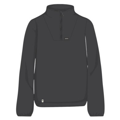 Maloja Fleecepullover MeltinaM (Half Zip, atmungsaktiv) schwarz Damen