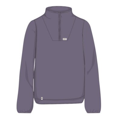 Maloja Fleecepullover MeltinaM (Half Zip, atmungsaktiv) purple Damen
