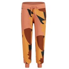Maloja Freizeithose PianaM Organic Sweat Pants (100% Baumwolle, hoher Bund) lang orange/rosa Damen