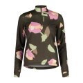 Maloja Halfzip-Langarmshirt SawangM Adventure Midlayer Shirt (warm, 4-Wege-Stretch) braun/bunt Damen