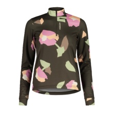 Maloja Halfzip-Langarmshirt SawangM Adventure Midlayer Shirt (warm, 4-Wege-Stretch) braun/bunt Damen