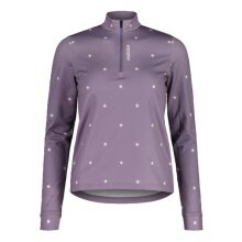 Maloja Halfzip-Langarmshirt SawangM Adventure Midlayer Shirt (warm, 4-Wege-Stretch) violett Damen