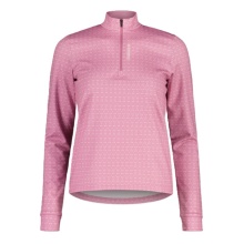 Maloja Halfzip-Langarmshirt SawangM Adventure Midlayer Shirt (warm, 4-Wege-Stretch) rosa Damen