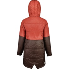Maloja Wintermantel BerraM Urban Puffer Coat (winddicht, warm, leicht, wasserabweisend) rot/braun Damen