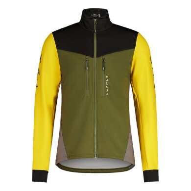 Maloja Windjacke SanzenoM Cycle Thermal Windblock (warm, winddicht) gelb/grün Herren