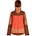 Maloja Winterjacke BuchfinkM (wasserabweisend, Primaloft BIO-Wattierung) braun/orange Damen