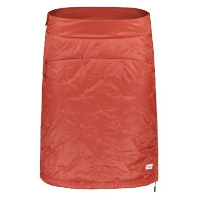 Maloja Winterrock BarmsteinM Alpine Puffer Skirt (Primaloft BIO-Wattierung, warm, leicht) orange/rot Damen
