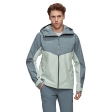 Mammut Ganzjahres-Wanderjacke Crater IV Hardshell Hooded (3-Lagen, wasserdicht, strapazierfähig) grau Herren