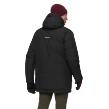 Mammut Winterjacke Arctic Insulated Hooded Parka (2-Lagen, wärmend dank Daunenfüllung) schwarz Herren
