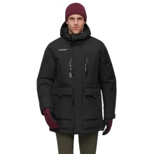 Mammut Winterjacke Arctic Insulated Hooded Parka (2-Lagen, wärmend dank Daunenfüllung) schwarz Herren