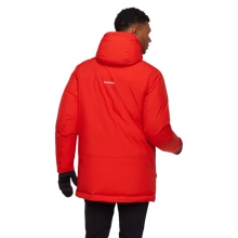 Mammut Winterjacke Arctic Insulated Hooded Parka (2-Lagen, wärmend dank Daunenfüllung) rot Herren