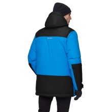 Mammut Winterjacke Arctic Insulated Hooded Parka (2-Lagen, wärmend dank Daunenfüllung) blau/schwarz Herren