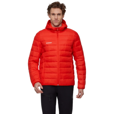 Mammut Isolations-Winterjacke Crag Insulated Hooded (warm, leicht) rot Herren