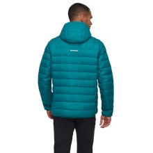 Mammut Isolations-Winterjacke Crag Insulated Hooded (warm, leicht) tealblau Herren