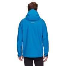 Mammut Ganzjahres-Wanderjacke Crater IV Hardshell Hooded (3-Lagen, wasserdicht, strapazierfähig) blau Herren
