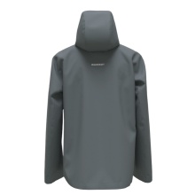 Mammut Hardshell-Wanderjacke Crater Light HS Hooded (wasserdicht, atmungsaktiv) grau Herren