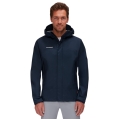 Mammut Hardshell-Wanderjacke Microlayer 2.0 HS Hooded (2.5-Lagen, atmungsaktiv) navyblau Herren
