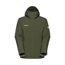 Mammut Hardshell-Wanderjacke Treeline Light HS Hooded (leicht, wasserdicht) dunkelgrün Herren