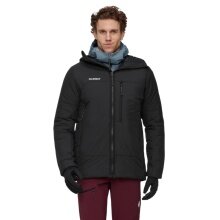 Mammut Isolations-Winterjacke Rime Pro Belay Insulated Hooded (Bergsteigen, warm) schwarz Herren