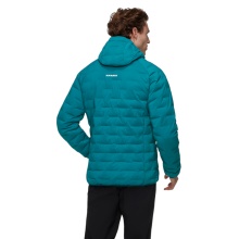 Mammut Isolations-Winterjacke Sander Insulated Hooded (wärmend dank Kunstfaserfüllung) tealblau Herren
