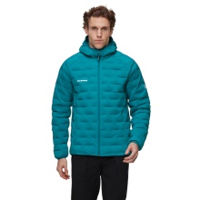 Mammut Isolations-Winterjacke Sander Insulated Hooded (wärmend dank Kunstfaserfüllung) tealblau Herren