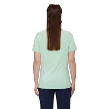 Mammut Wander-Shirt Selun FL Logo (elastisch, schnelltrocknend) mintgrün Damen
