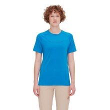 Mammut Wander-Shirt Selun FL Logo (elastisch, schnelltrocknend) hellblau Damen
