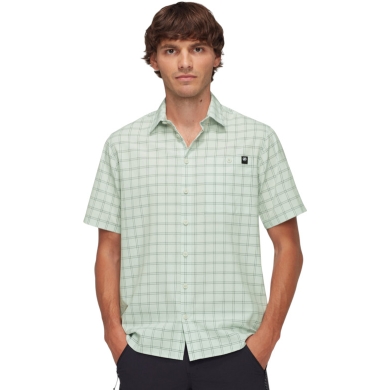 Mammut Wanderhemd Lenni Kurzarm 2025 (mit Brusttasche) hellgrün Herren