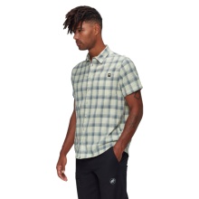 Mammut Wanderhemd Trovat Summer Kurzarm (Baumwolle-Mischung) sagegrün/alvatern Herren