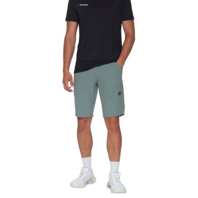 Mammut Wanderhose Hiking V Short (UV-Schutz, 4-Wege-Stretch) kurz grau Herren