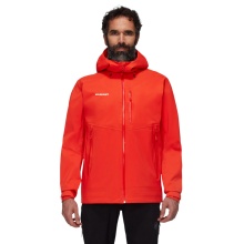 Mammut Wanderjacke Alto Guide Hardshell Hooded (atmungsaktiv, wasserdicht, PFC-frei) rot Herren