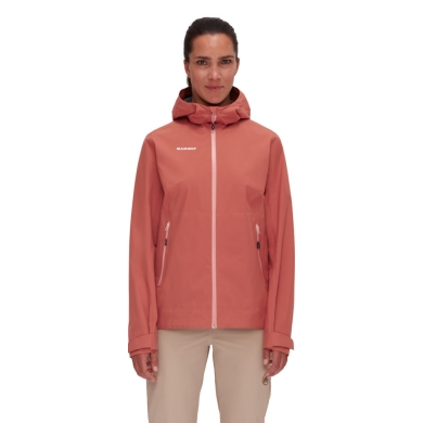 Mammut Wanderjacke Alto Light Hardshell Hooded (leicht, wasserdicht, PFC-frei) ziegelsteinrot Damen