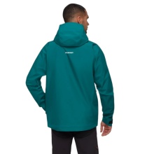 Mammut Ganzjahres-Wanderjacke Crater IV Hardshell Hooded (3-Lagen, wasserdicht, strapazierfähig) tealgrün Herren