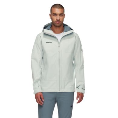 Mammut Hardshell-Wanderjacke Treeline HS Hooded (2-Lagen, wasserdicht, winddicht) silber/grau Herren