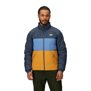 Marmot Winter-Daunenjacke Ares (wärmend dank Daunenfüllung, leichtes Gewebe) blau/honeygelb Herren