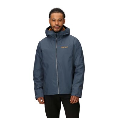Marmot Wanderjacke-/Regenjacke Minimalist Pertex 3in1 (Hardschell, wasserdicht) graublau/gelb Herren