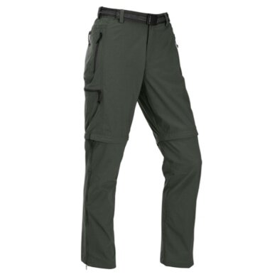 Maul Wander-Trekkinghose Quebec XT T-Zipp-Off (lange Hose und Bermudas in einem) dunkelgrün Herren