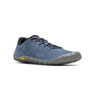 Merrell Minimal-Laufschuhe Vapor Glove 6 Leder blau Herren