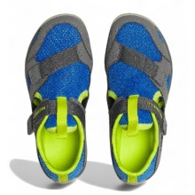 Merrell Barfussschuhe Hydro Quest (Klettverschluss, wasserdicht) grau/lime/blau Jungen