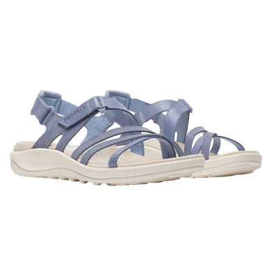 Merrell Sandale Harbor Backstrap (Vollnarbenleder) blau/beige Damen