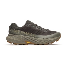 Merrell Trail-Laufschuhe Agility Peak 5 GTX (wasserdicht, Rock Plate) dunkelgrün/beluga Herren